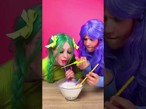 ¿Puedes cortar la PAJA GIGANTE? 🥤