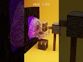 Minecraft Vs Real Life In The Nether Blender3d 3dart 3danimation Minecraft