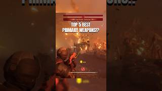 TOP 5 BEST Primary Weapons for Bugs!? (Helldivers 2)