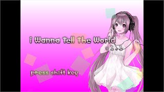 【アイワナ】I wanna tell the wolrd【耐久】