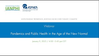 Webinar: Pandemics and Public Health Ethics in the Age of the 'New Normal'