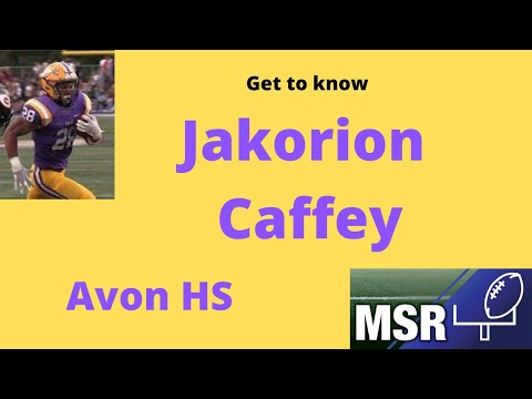 My guest is RB Jakorion Caffey(2024) from Avon High School.