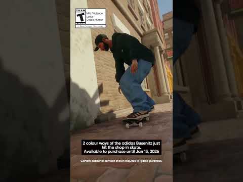 2 colour ways of the @adidasSkateboarding Busenitz hit the shop in skate. Avail until Jan 13, 2026