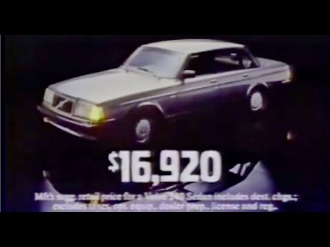 1988 Volvo 240 commercial - why pay more?