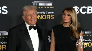 WATCH: President Trump and First Lady arrive at tonight's Kennedy Center Honors. - 12/7/2025