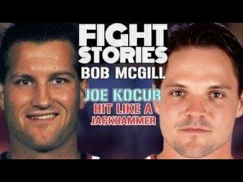 Joey Kocur vs. Bob McGill rivalry (all 5 rounds +almost/interview) 