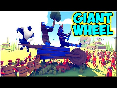 Giant Wheel! Samurai Giant + Tree Giant + Ice Giant vs Every Unit - TABS MODS Unit Possession Update