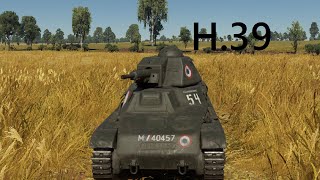 h.39 フランス軽戦車隊 warthunder実況
