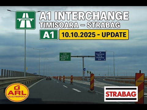[TM] Sens TM-AR. Nod rutier + Pasaj: Drum legătura Autostrada A1-DJ691. Timișoara. 10.10.2025