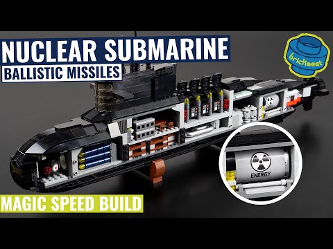 Nuclear Submarine With Full Detailed Interior - Reobrix 800 (Speed Build Review)