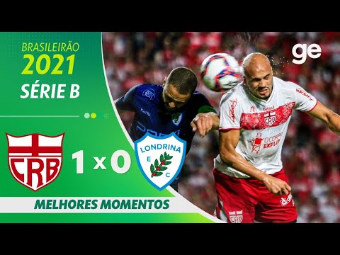 Gols e lances de CRB x Londrina