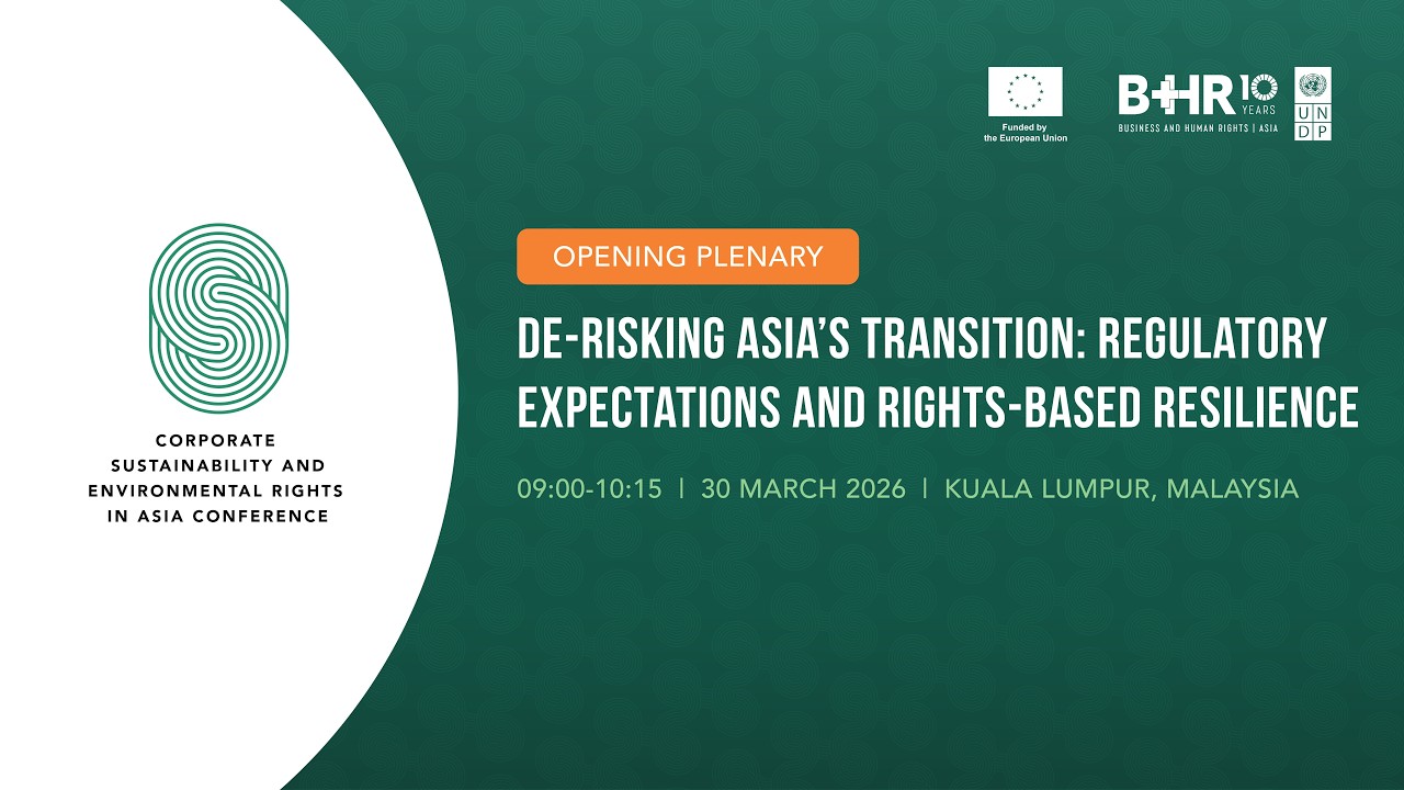 De-Risking Asia’s Transition: Regulatory Expectations and Rights-based Resilience