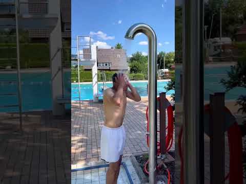 First swim at 22 years old 😱👀#shorts