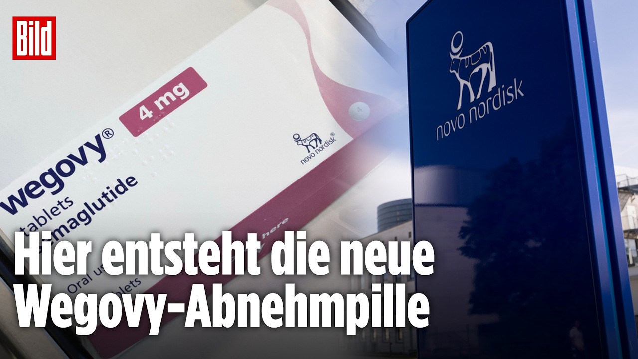Novo Nordisk bringt die Abnehmpille nach Deutschland: Exklusiv bei der Produktion | BILD REPORTAGE