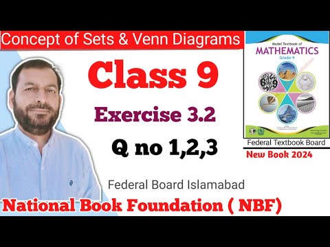 Class 9 Exercise 3.2  NBF Maths  Ex 3.2 Class 9th federal board FBISE Math national Book foundation