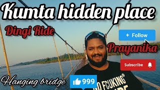hidden place of kumta | dingi ride | gokarna | hanging bridge