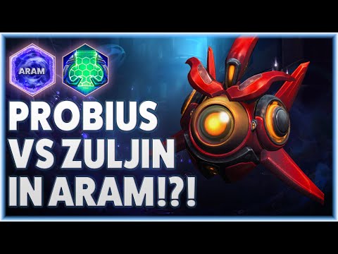 Probius Null Gate - PROBIUS VS ZULJIN IN ARAM!?! - ARAM LOST CAVERN
