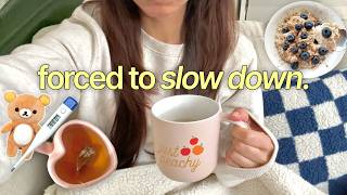 my sick day routine | easy meals + gentle reminders ❤️‍🩹