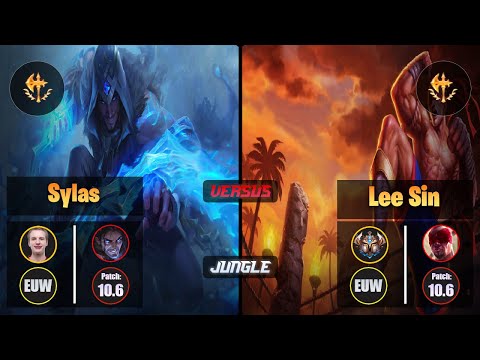 Jankos SYLAS (Jungle) [Conqueror] VS LEE SIN - Challenger EUW Patch 10.6