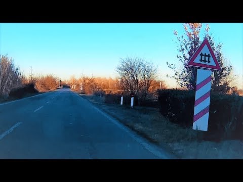 Dal passaggio a livello di Gamalero al PL Stazione Borgoratto # railroad crossing # bahnübergang