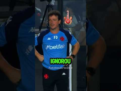 DINIZ Loses Patience With Vasco Player! #shorts #football #vasco