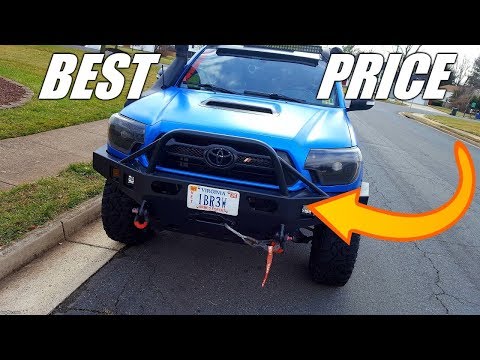 Brute Force Fab Toyota Tacoma Front Plate Bumper Overview