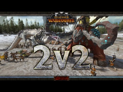 Total War: Warhammer III - 2v2 | Cathay + Nurgle [vs] Tzeentch + Ogres - with @SenpaiTorpidDOW