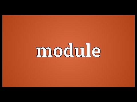 Module Meaning