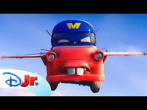 Air Mater ✈️ | Pixar's Cars Toon - Mater’s Tall Tales | @disneyjr