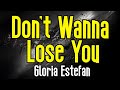 Don't Wanna Lose You Now (KARAOKE) | Gloria Estefan