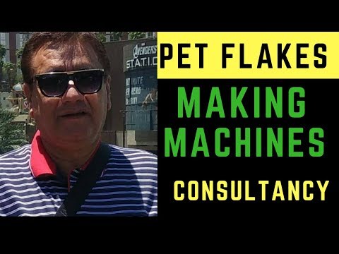 Pet bottle flakes plastic recycling consultant review