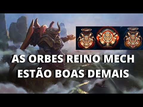 Abrindo 35 Orbes do Reino Mech - 7,5k de RP no League of Legends