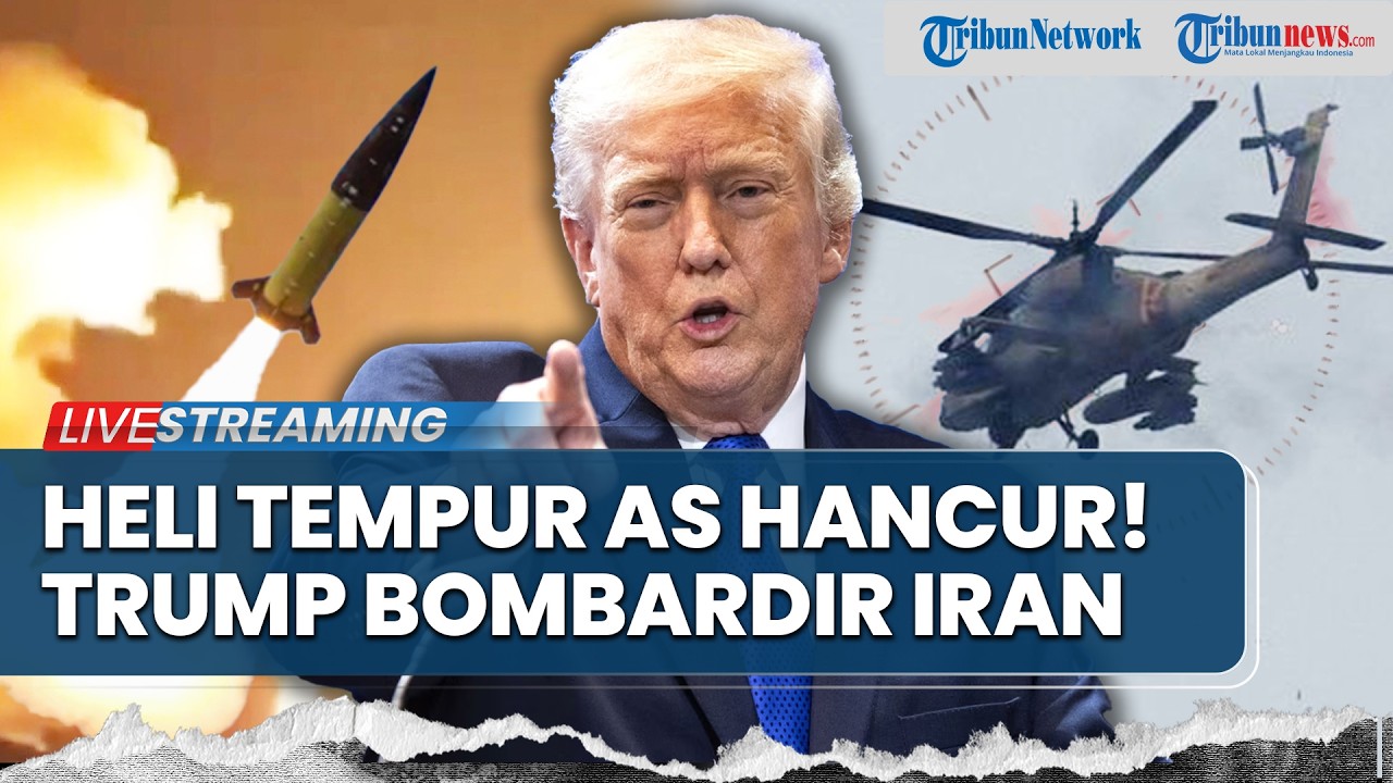 Trump Ngamuk! Helikopter Tempur AS Jatuh di Hormuz Hingga Balas Dendam Gempur Iran Habis-Habisan