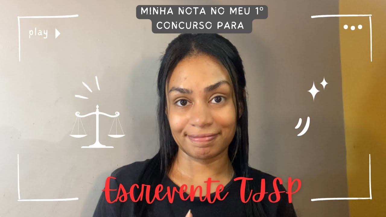 MINHA NOTA NO CONCURSO DE ESCREVENTE DO TJSP ⚖️