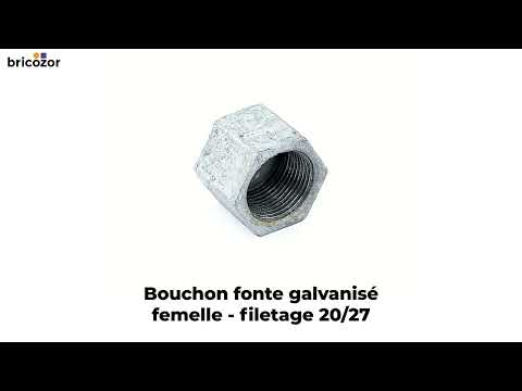 Bouchon fonte femelle à visser galvanisé - référence 300 CODITAL