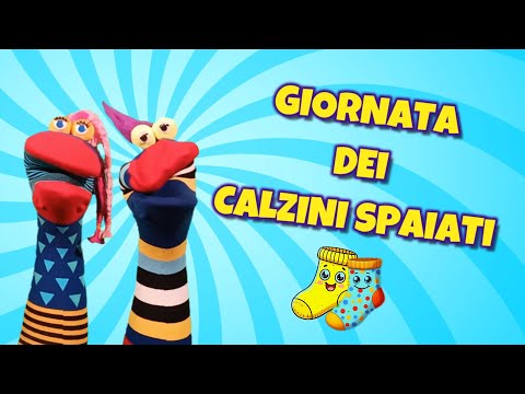I CALZINI SPAIATI - Canzone per la Giornata dei Calzini Spaiati (Con testo in descrizione)