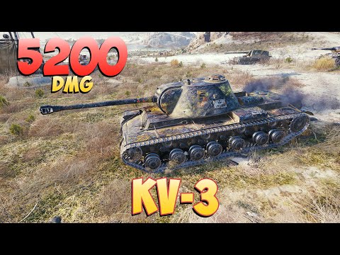 KV-3 • Geist der Vergangenheit! - 5 Kills 5.2K DMG • World Of Tanks
