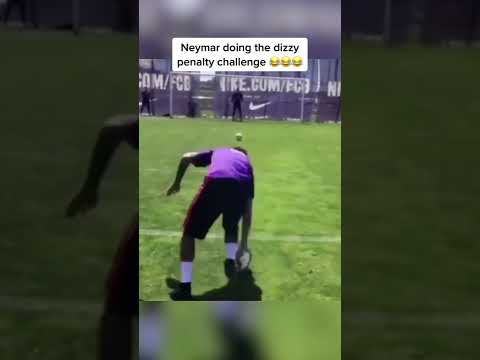 Throwback to Neymar doing the dizzy penalty challenge at Barcelona 😂