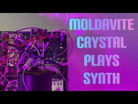 Five Minutes Of Moldavite Playing Eurorack Modular Synthesizer: Heart Chakra Opening Meditation