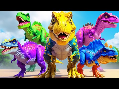 T-Rex Vs Dinosaur, Velociraptor Dinosaurs Fighting 🦖 Jurassic World Evolution 3