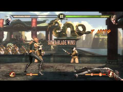 MK9 (PS3) Online Casuals: iMPeCCaBLe-TEROR (Various) vs. Compbros (Sonya) - 1/9/15