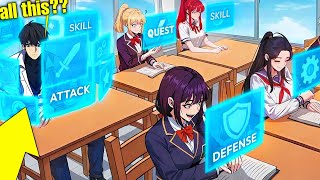 While everyone at the Academy awakens 1 skill, he gains infinite talents