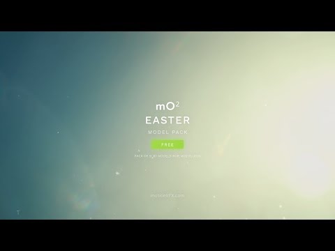 Free Easter Model Pack for mO2 FCPX and Apple Motion Plugin - MotionVFX