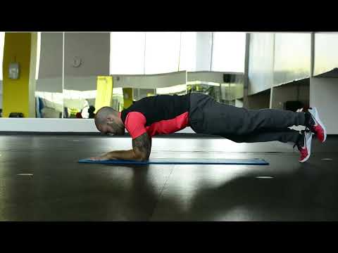 Plank with one leg off the floor (Core stability)(Anti Extension)