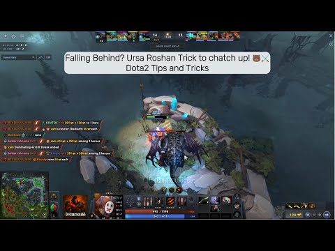 Ursa’s Early Solo Roshan Trick – Falling Behind? Catch Up Fast! 🐻⚔️