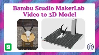 Bambu Studio AI Scanner Tutorial for Beginners | How to Scan Real Objects for 3D Printing
