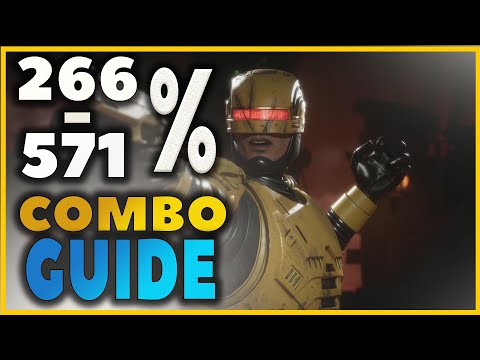 ROBOCOP V2 Combo Guide – Mortal Kombat 11 || МОРТАЛ КОМБАТ 11 AFTERMATH КОМБО ГАЙД РОБОКОП.