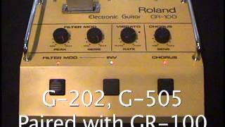 Video thumbnail for Roland GR-100 Vintage Analog Guitar Synthesizer - Introduction 1/5 by WayneJoness