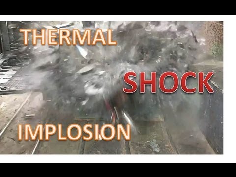 Thermal Shock Vacuum Tube Implosion