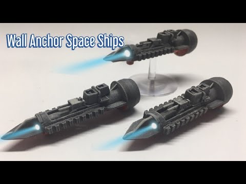 A Billion Suns: Scratch Built Space Fleet Part 4 - Wall Anchor Destroyers